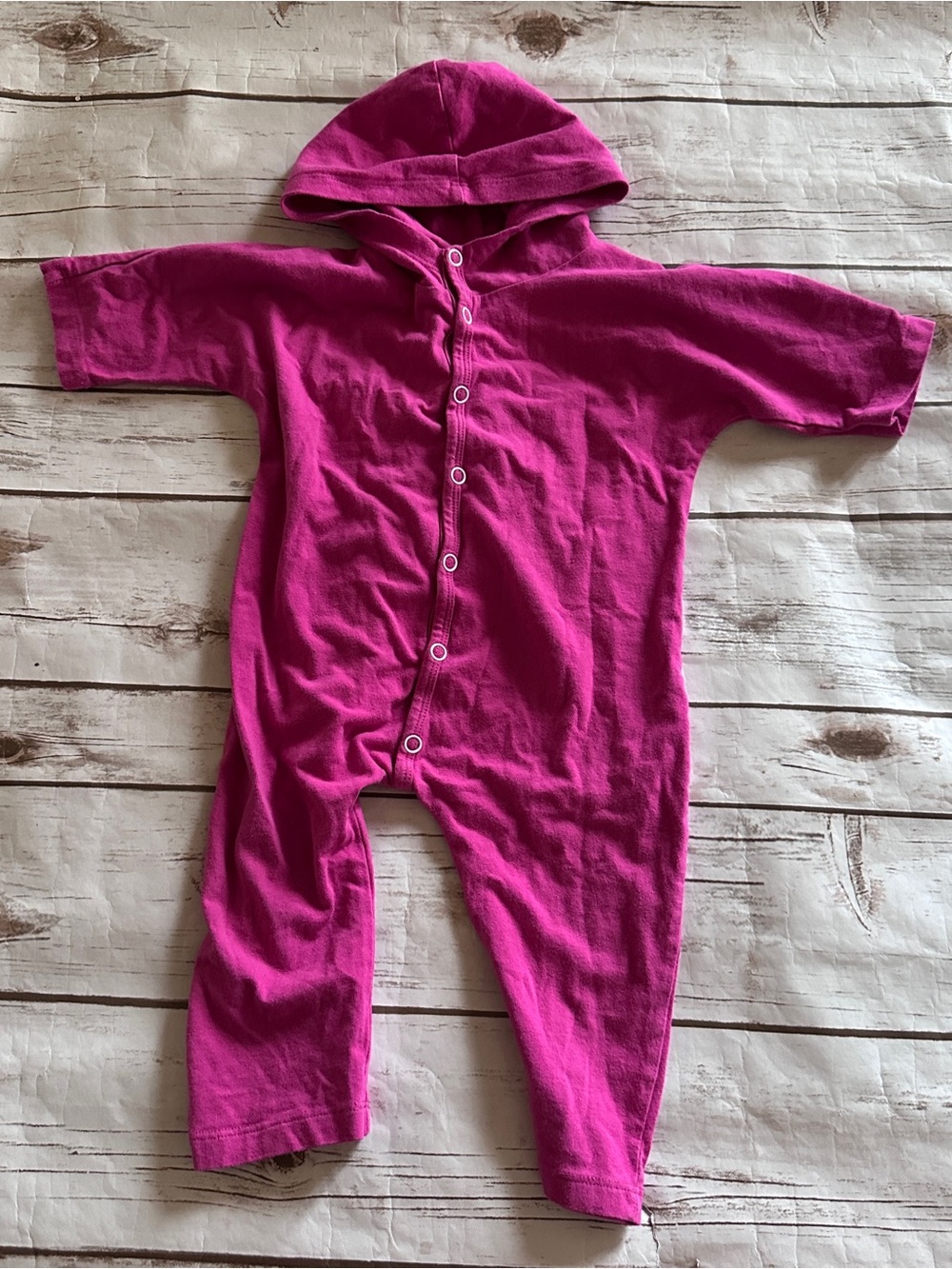 June & January pink romper vguc size 6-12 months